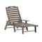 Flash Furniture Brown Adjustable Chaise Lounger with Cupholder LE-HMP-2017-414-BR-GG - alternate 7